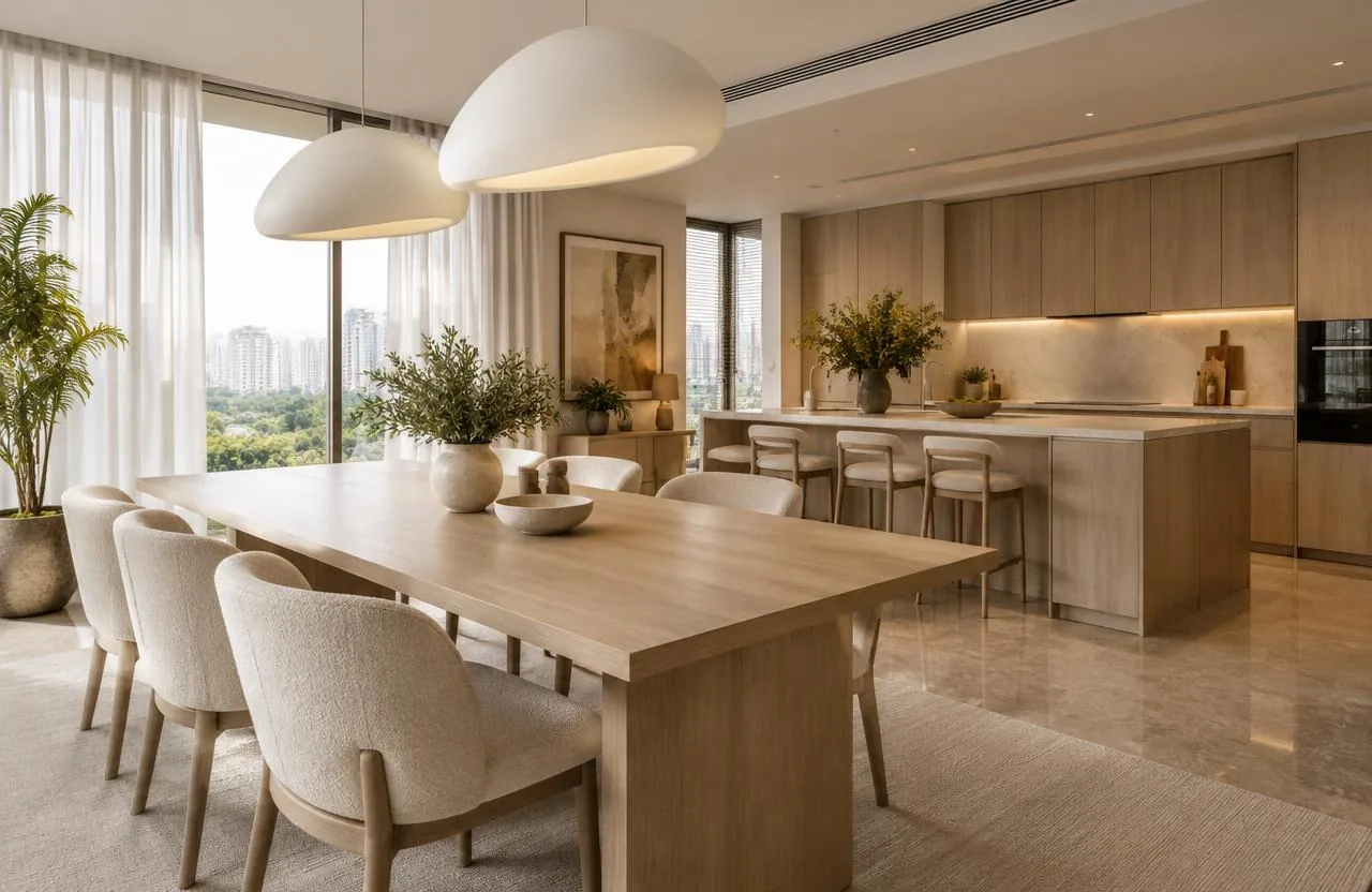 Tampines Condo calm contemporary interior